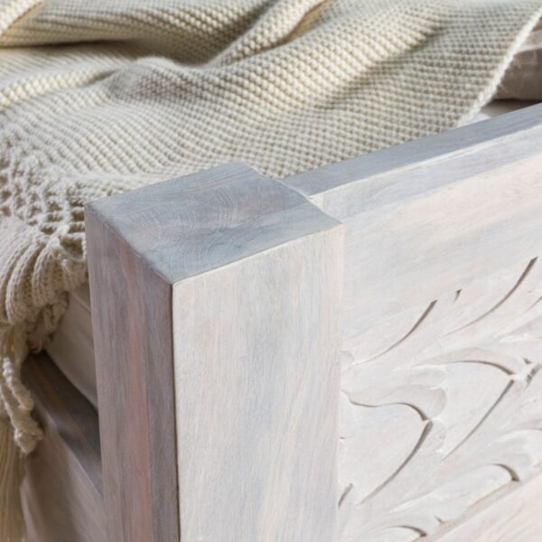 Furnliv Persia Solid Wood Carved Bed - Image 4
