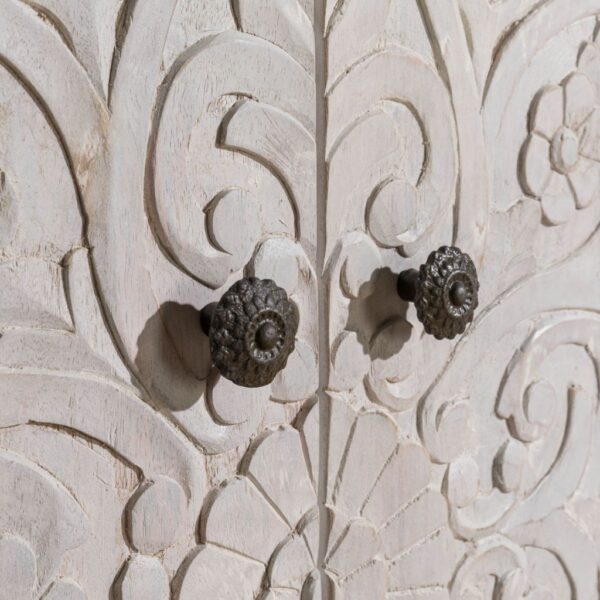 Furnliv Persia Solid Wood Carved Wardrobe - Image 6