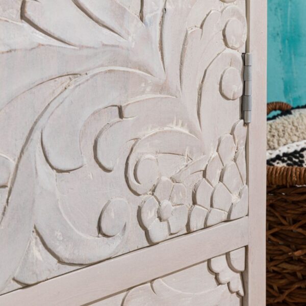 Furnliv Persia Solid Wood Carved Wardrobe - Image 7