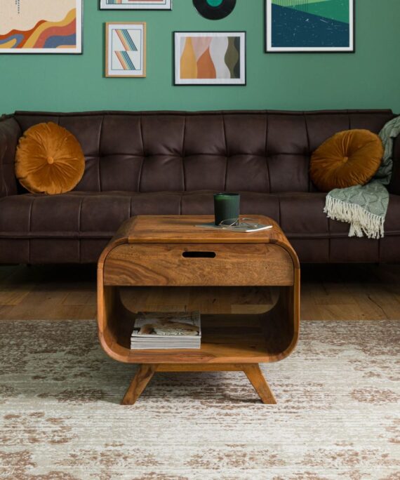 Furnliv Corbett Sheesham Wood Coffee Table #14