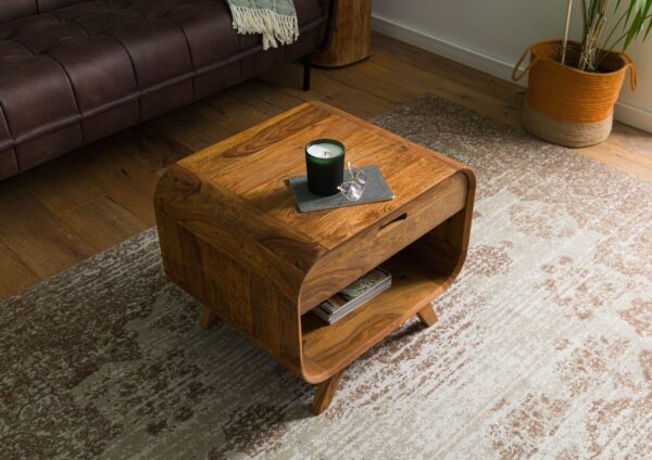 Furnliv Corbett Sheesham Wood Coffee Table #14 - Image 3