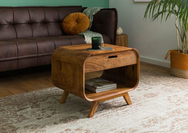 Furnliv Corbett Sheesham Wood Coffee Table #14 - Image 2