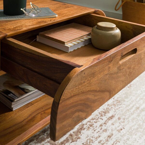 Furnliv Corbett Sheesham Coffee Table