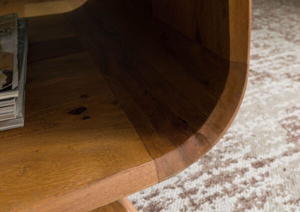 Furnliv Corbett Sheesham Wood Coffee Table #14 - Image 7