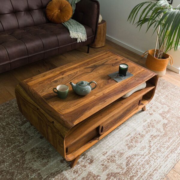 Furnliv Corbett Sheesham Coffee Table