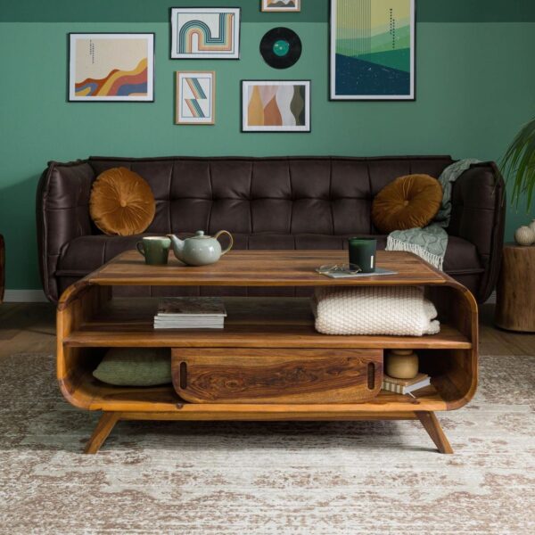 Furnliv Corbett Sheesham Coffee Table