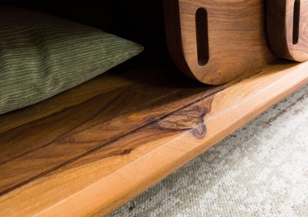 Furnliv Corbett Sheesham Wood Coffee Table #1 - Image 5