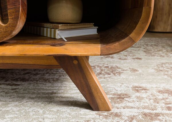 Furnliv Corbett Sheesham Wood Coffee Table #1 - Image 7