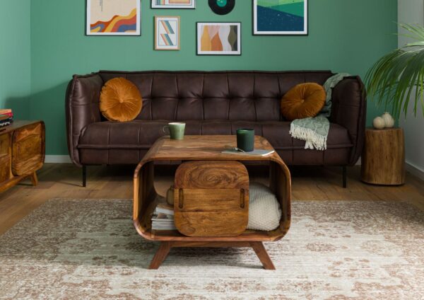 Furnliv Corbett Sheesham Wood Coffee Table #3