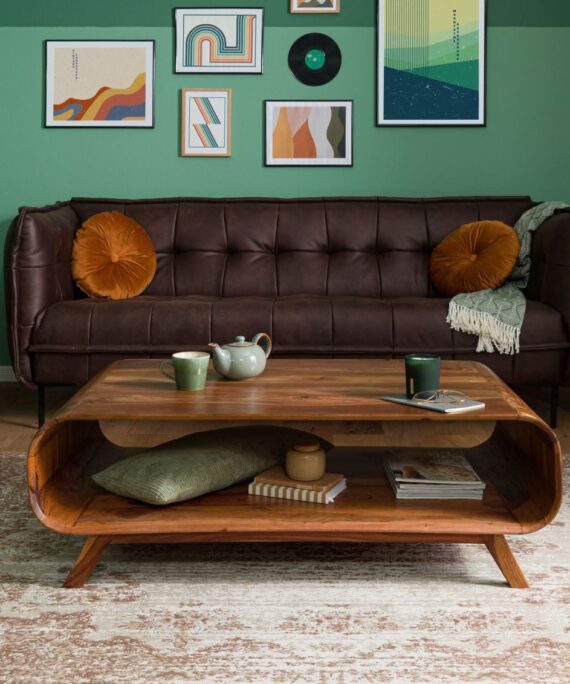 Furnliv Corbett Sheesham Coffee Table #29
