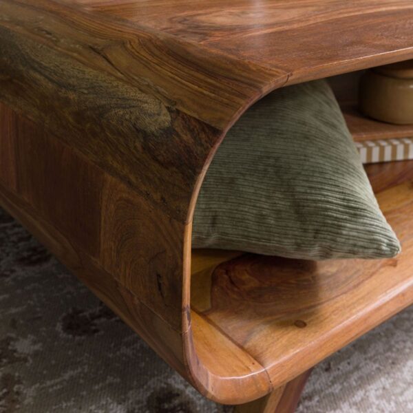 Furnliv Corbett Sheesham Coffee Table