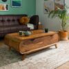 Furnliv Corbett Sheesham Wood Coffee Table #11 - Image 3