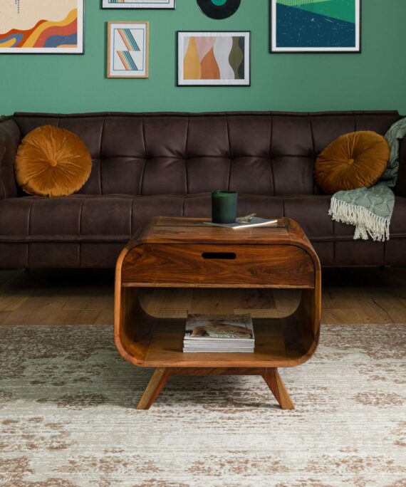 Furnliv Corbett Sheesham Wood Coffee Table #15
