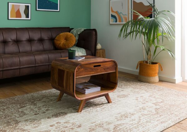 Furnliv Corbett Sheesham Wood Coffee Table #15 - Image 3