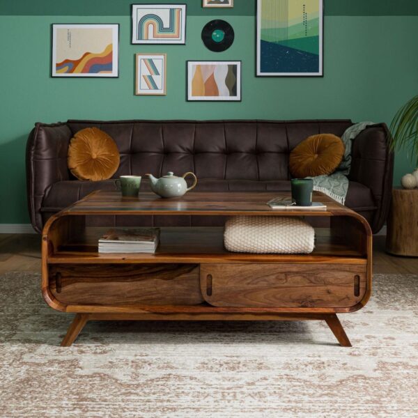 Furnliv Corbett Sheesham Coffee Table