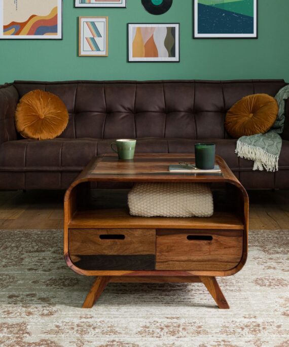 Furnliv Corbett Sheesham Coffee Table #16