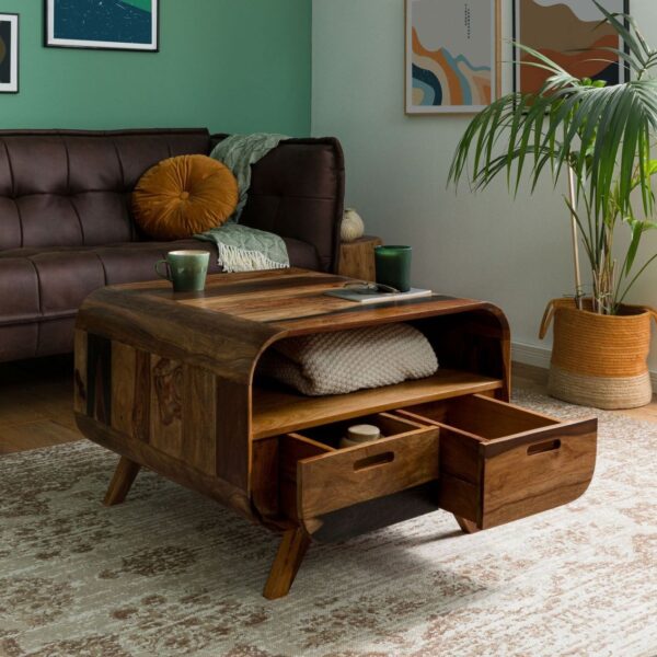 Furnliv Corbett Sheesham Coffee Table