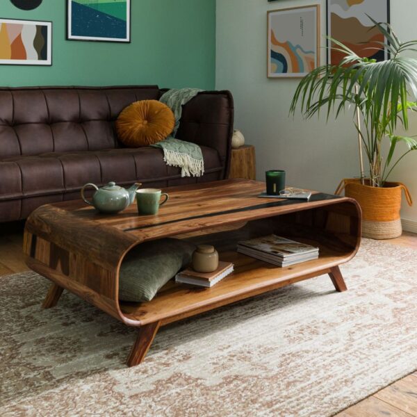 Furnliv Corbett Sheesham Coffee Table