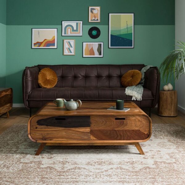 Furnliv Corbett Sheesham Coffee Table