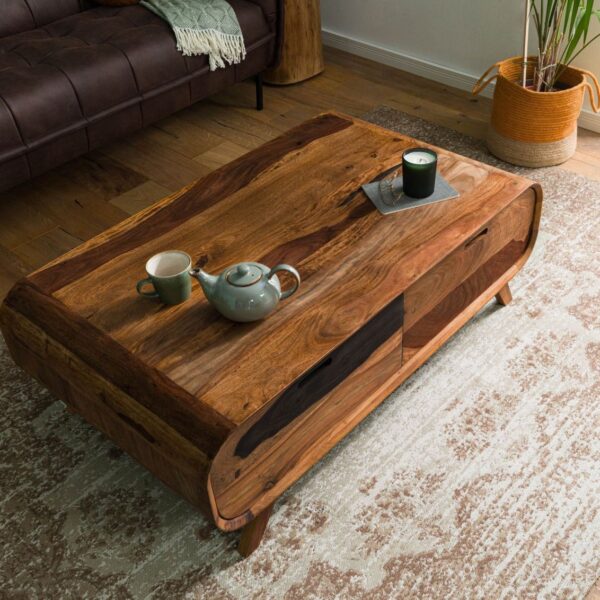 Furnliv Corbett Sheesham Coffee Table