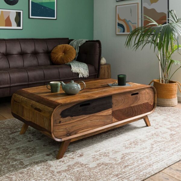 Furnliv Corbett Sheesham Coffee Table