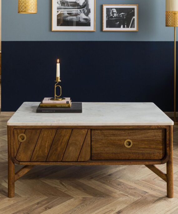 Furnliv Darien Mango Wood Coffee Table #15