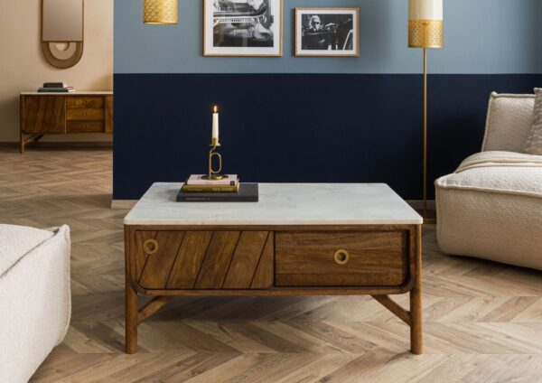 Furnliv Darien Mango Wood Coffee Table #15