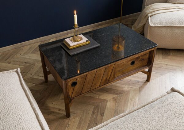 Furnliv Darien Mango Wood Coffee Table #26 - Image 2