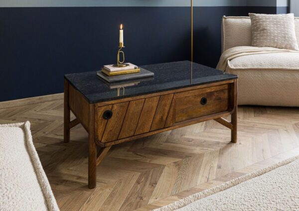 Furnliv Darien Mango Wood Coffee Table #26 - Image 3