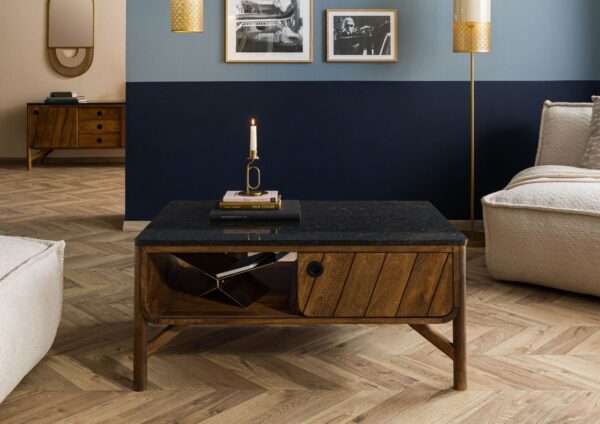 Furnliv Darien Mango Wood Coffee Table #26 - Image 5