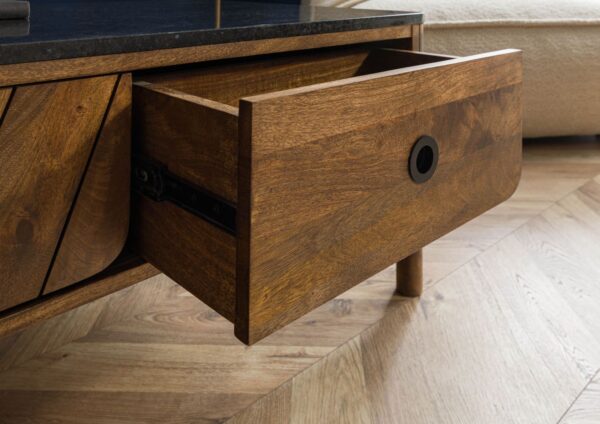 Furnliv Darien Mango Wood Coffee Table #26 - Image 4