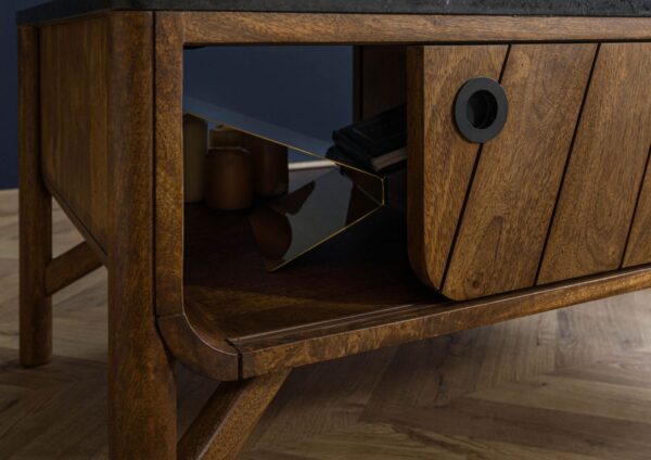 Furnliv Darien Mango Wood Coffee Table #26 - Image 7