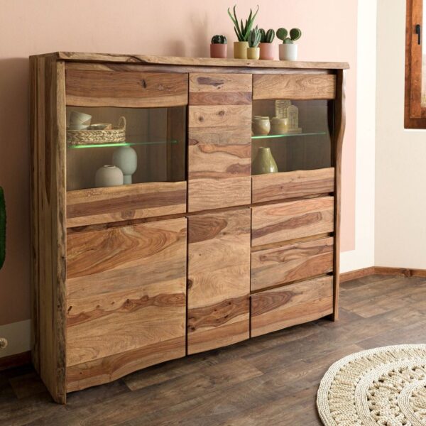 Furnliv Ranthambhor Sheesham Wood Display Cabinet - Image 3