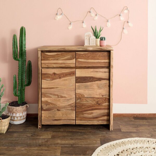 Furnliv Ranthambhor Sheesham Wood High Cabinet