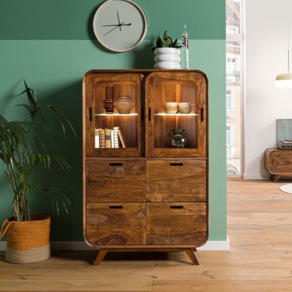 Furnliv Corbett Sheesham Highboard