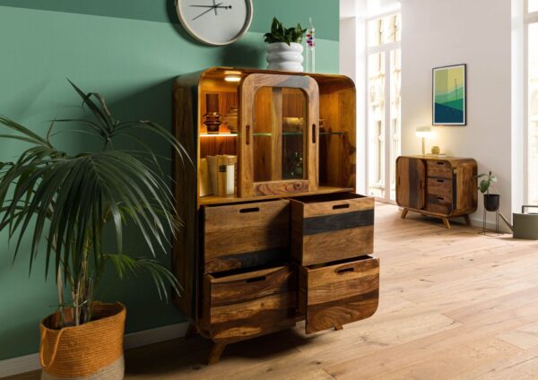 Furnliv Corbett Sheesham Wood Highboard #8 - Image 6