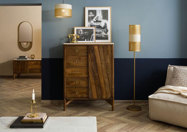 Furnliv Darien Mango Wood Chest Of Drawers #22