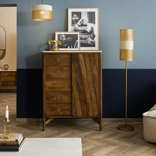 Furnliv Darien Mango Chest Of Drawers