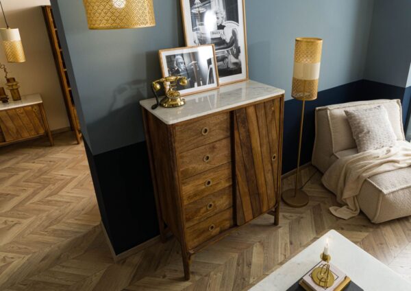 Furnliv Darien Mango Wood Chest Of Drawers #22 - Image 2