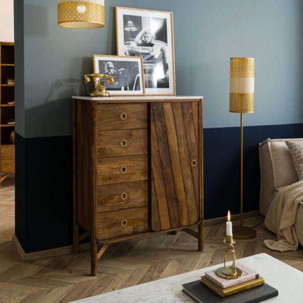 Furnliv Darien Mango Chest Of Drawers