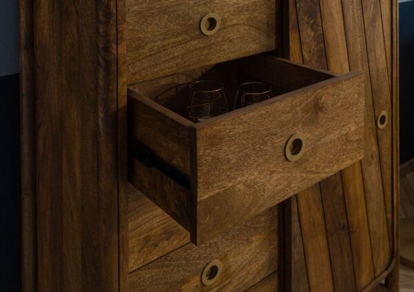 Furnliv Darien Mango Wood Chest Of Drawers #22 - Image 5