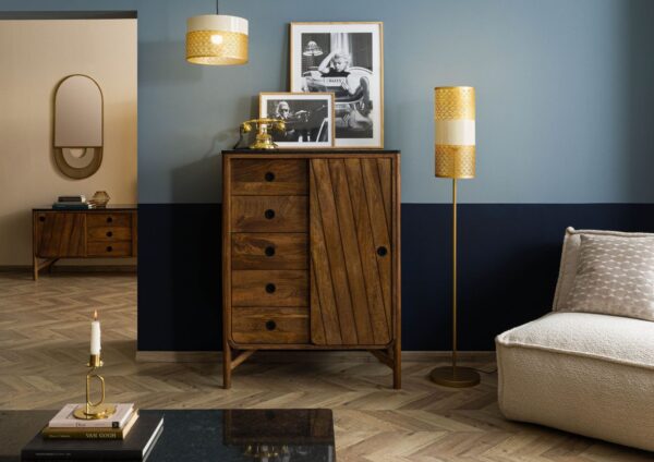 Furnliv Darien Mango Wood Chest Of Drawers #18