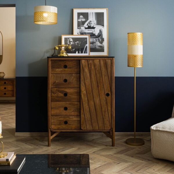 Furnliv Darien Mango Chest Of Drawers