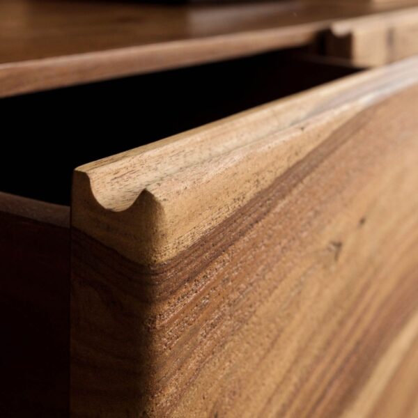 Furnliv Ranthambhor Sheesham Wood Three Drawers TV Unit - Image 5