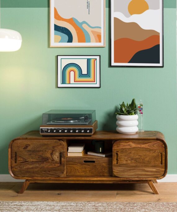 Furnliv Corbett Sheesham Wood TV Unit #17