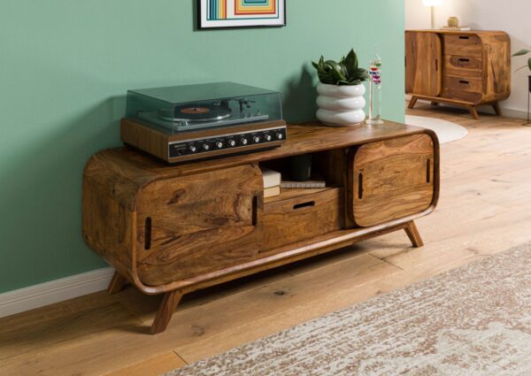 Furnliv Corbett Sheesham Wood TV Unit #17 - Image 3