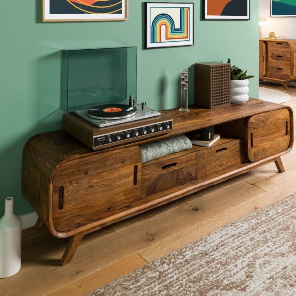 Furnliv Corbett Sheesham Wood TV Unit #22 - Image 2
