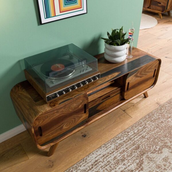 Furnliv Corbett Sheesham Wood TV Unit #6 - Image 4