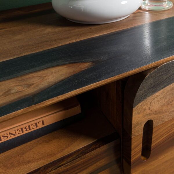 Furnliv Corbett Sheesham Wood TV Unit #6 - Image 5