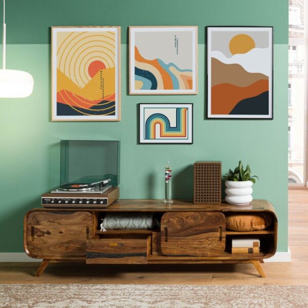 Furnliv Corbett Sheesham Wood TV Unit #7 - Image 4